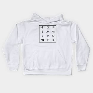 Go Femme Power Kids Hoodie